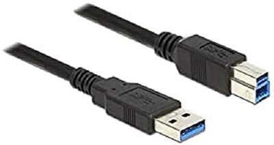 Delock 85065 Kabel USB 3.0 Type-A male > USB 3.0 Type-B male 0,5 m zwart