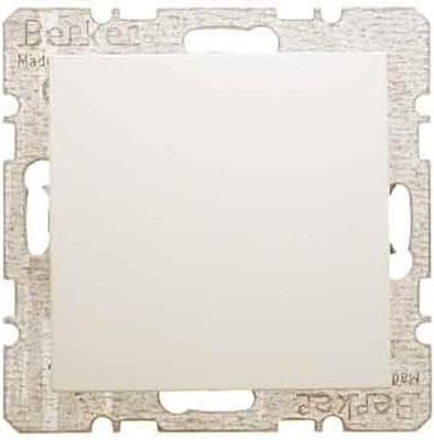 Berker S1 blindplaat creme glanzend