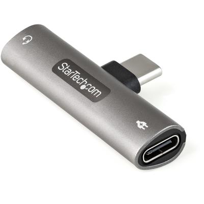 Adapter USB C naar Jack 3.5 mm Startech CDP235APDM Zilverkleurig Adapter USB C naar Jack 3.5 mm Startech CDP235APDM Zilverkleurig