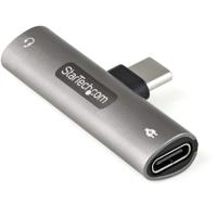 Adapter USB C naar Jack 3.5 mm Startech CDP235APDM Zilverkleurig - thumbnail