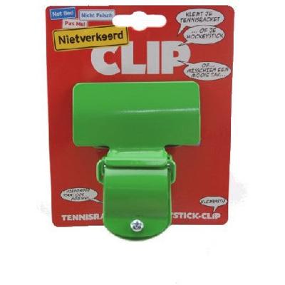 NietVerkeerd Racket/hockey-klem groen kaart