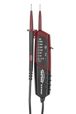 Testboy 40 Simple Tweepolige spanningstester CAT III 600 V Akoestisch, LED