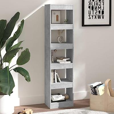 Boekenkast/kamerscherm 40x30x166 cm betongrijs