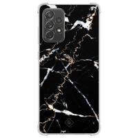 Samsung Galaxy A52(s) shockproof hoesje - Marmer zwart - thumbnail