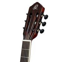 Ortega RTPSTD-SBK-L TourPlayer Series Standard Satin Black Finish linkshandige elektrisch-akoestische klassieke gitaar met tas - thumbnail