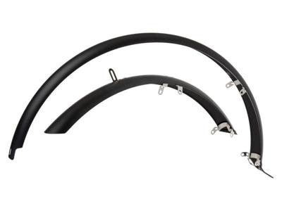 Spatbordset staal 28 matzwart