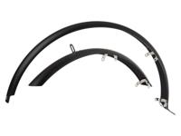 Spatbordset staal 28 matzwart - thumbnail