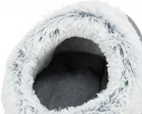 Trixie kattenmand iglo harvey grijs / wit-zwart - thumbnail