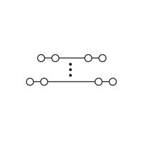Weidmüller 1173830000 Rangeerverdeler 9.20 mm Push-In-klem Zwart 20 stuk(s) - thumbnail