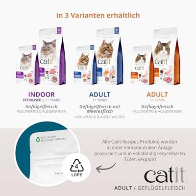 Kattenvoer Catit Recepten Volwassen Vogels 2 kg
