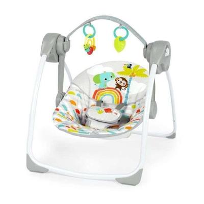 BRIGHT STARTS Playful Paradise draagbare babyschommel, compact en automatisch met muziek, vanaf de geboorte BRIGHT STARTS Playful Paradise draagbare babyschommel, compact en automatisch met muziek, vanaf de geboorte