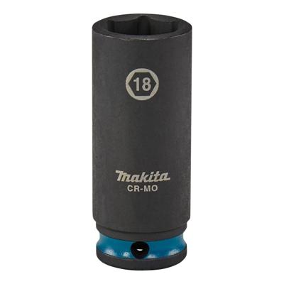 Makita E-16352 Impact Black Krachtdop 3/8" lang | 18 mm