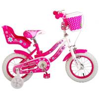 Volare Lovely kinderfiets - 12 inch - roze/wit - thumbnail