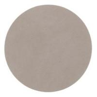 LIND DNA - Glass Mat Circle - Onderzetter 10cm Nupo Light Grey - thumbnail