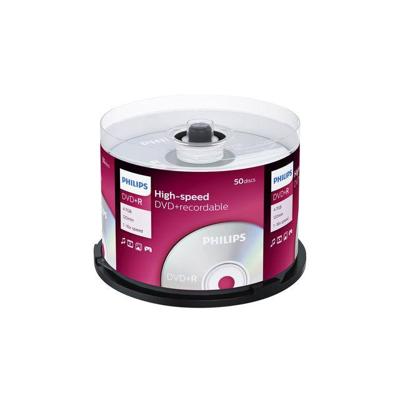 Dvd+r philips 4.7gb 16x sp (50) | 15 stuks
