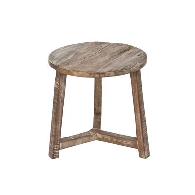 Bijzettafel Home ESPRIT Wit Bruin 45 x 45 x 45 cm