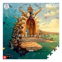 Fantasie puzzel: Jacek Yerka haven / haven 1000 elementen - thumbnail