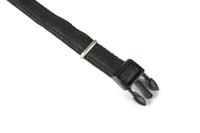 Macleather Halsband Zwart 35-50x2cm - thumbnail