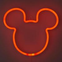 Disney Mickey Mouse Neon muurlamp - thumbnail