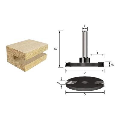 ENT Schijffrees met vaste spindel 40x2x50, Kolf 8mm - 7913960 ENT Schijffrees met vaste spindel 40x2x50, Kolf 8mm - 7913960