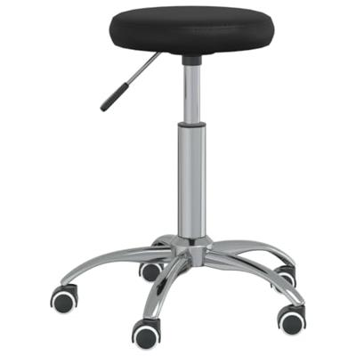 VidaXL Massagekruk kunstleer zwart