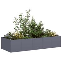 VidaXL Plantenbak 200x80x40 cm staal antracietkleurig - thumbnail