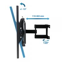 Esperanza TITAN 177,8 cm (70") Zwart - thumbnail