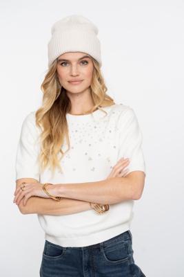 Geisha Pull Pearls 54508-10 Trui 10 Off-white