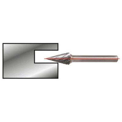 KS Tools 5153273 Freesstift Hardmetaal Lengte 65 mm Afmeting, Ø 6 mm