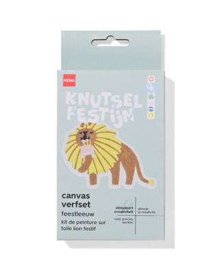 HEMA Canvas verfset feestleeuw