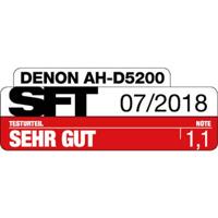 Denon AH-D5200 Bedraad Hoofdtelefoons Hoofdband Bruin, Zilver - thumbnail