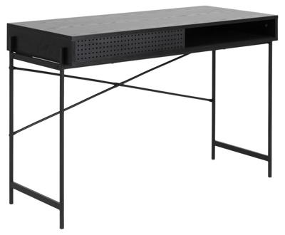 Bendt Bureau 'Mick' 110 x 50cm, kleur Zwart Bendt Bureau 'Mick' 110 x 50cm, kleur Zwart
