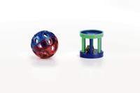 Beeztees Balletje+Roller/Bel - Kattenspeelgoed - 4 cm - 2ST - thumbnail