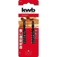 Decoupeerzaagblad middel hout 2st KWB - Kwb - thumbnail