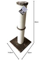 Krabpaal voor Katten Gloria Sinaloa Bruin Ø 14 cm - thumbnail