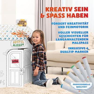 Speeltent bouw je eigen supermarkt