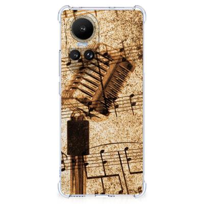 OPPO Reno10 | 10 Pro Anti-shock Hoesje met foto Bladmuziek OPPO Reno10 | 10 Pro Anti-shock Hoesje met foto Bladmuziek