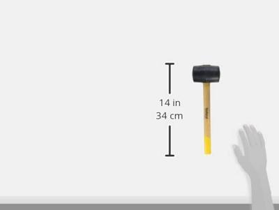 Rubberen hamer 500 gram Toolland