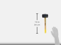 Rubberen hamer 500 gram Toolland - thumbnail