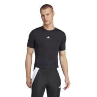 adidas TECHFIT Ondershirt Korte Mouwen Zwart - thumbnail