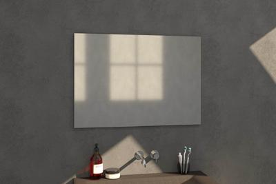 BRAUER Emerald spiegel - 100x70cm - rechthoek - aluminium SP-EM100RH