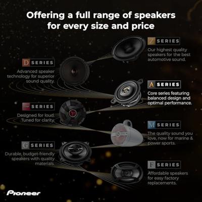 Pioneer TS-A1081F - Autospeakers - 10 cm - 2-weg coaxiaal - 230 W Pioneer TS-A1081F - Autospeakers - 10 cm - 2-weg coaxiaal - 230 W
