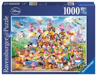 Puzzel Ravensburger Disney optocht 1000 stukjes - thumbnail