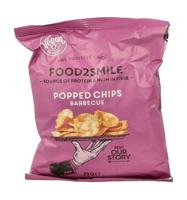 Food2Smile Popped chips barbeque 25 Gram - thumbnail
