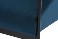 Armstoel DKD Home Decor Blauw Metaal 62 x 76 x 76 cm 55,5 x 72 x 71 cm - thumbnail