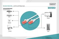 Digitus DK-1617-020/WH RJ45 Netwerkkabel, patchkabel CAT 6 U/UTP 2.00 m Wit Halogeenvrij 1 stuk(s) - thumbnail