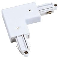 SLV 1-faseL-Connector 2 hoekverbinder aarde binnen wit - 143061