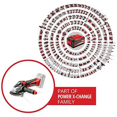 Einhell Power X-Change TE-AG 18/115 Li-Solo 4431110 Haakse accuslijper 115 mm Zonder accu, Zonder lader