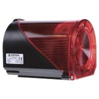 Werma Signaltechnik Combi-signaalgever 44410075 Rood 24 V/AC, 24 V/DC 110 dB - thumbnail
