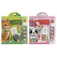 Creative Craft Group Stempel en tape activiteitenboek - tijger - thumbnail